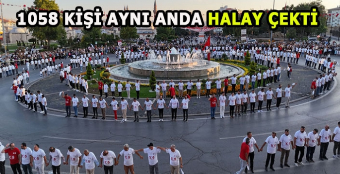 1058  Kişi aynı anda halay çekti