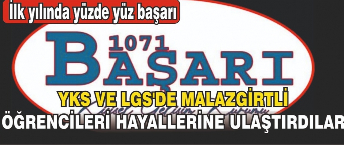 1071 Başarı Kişisel Gelişim Kursu'ndan yüzde 90 başarı oranı