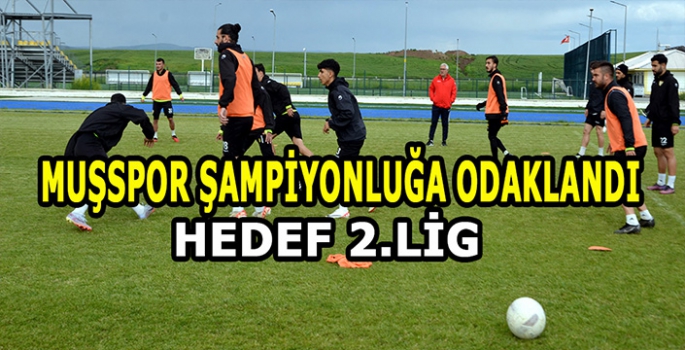 1984 Muşspor şampiyonluğa odaklandı: Hedef 2. lig