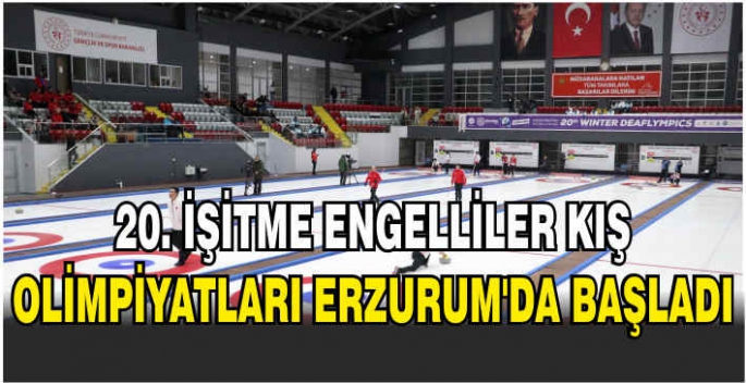 20. İşitme Engelliler Kış Olimpiyatları Erzurum'da başladı