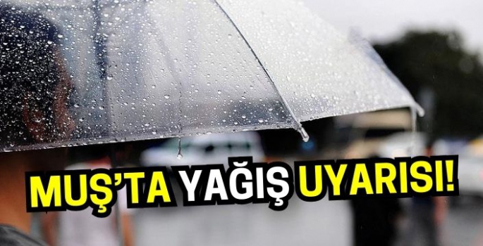 4 bölgede Muş dahil 12 ilde meteoroloji uyardı! 