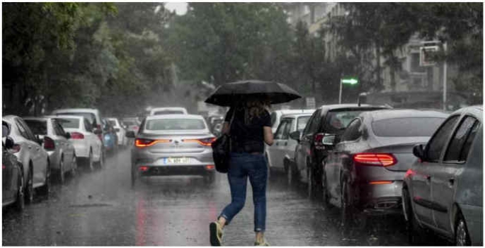 5 il için sarı kodlu uyarı: Kuvvetli yağışa dikkat!