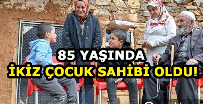 85 Yaşında ikiz çocuk sahibi oldu