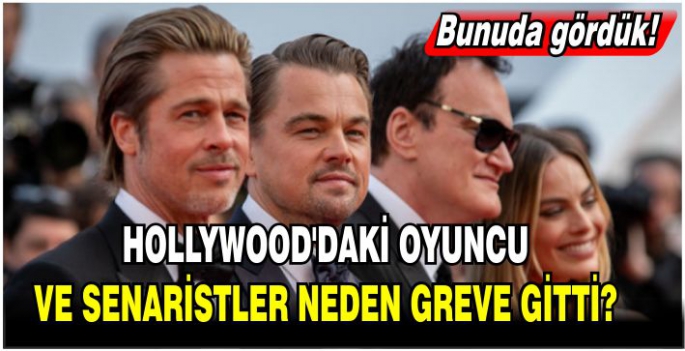 ABD'lilerin yarısı Hollywood'daki oyuncu ve senaristlerin grevini destekliyor