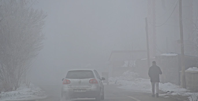 Ağrı'da soğuk hava etkili oldu