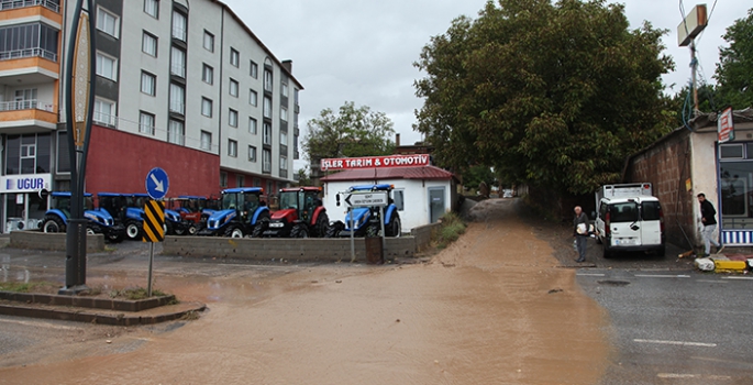 Ahlat’ta şiddetli sağanak, sel ve taşkınlara yol açtı