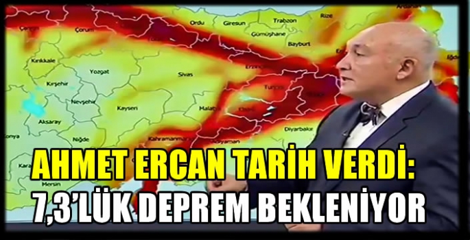 Ahmet Ercan tarih verdi:  7,3'lük deprem bekleniyor