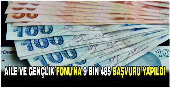 Aile ve Gençlik Fonu'na 9 bin 485 başvuru yapıldı