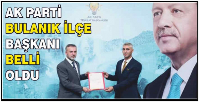 AK Parti Bulanık İlçe Başkanlığına Saatçi atandı