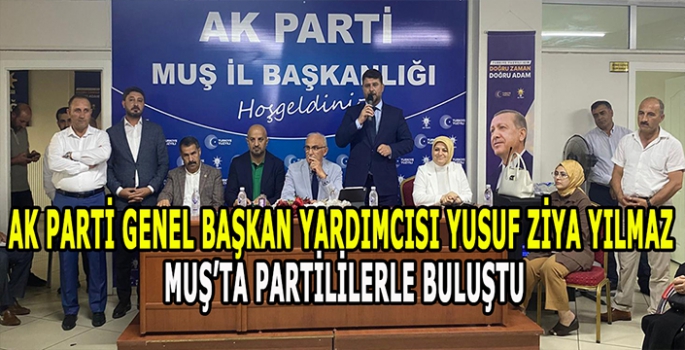 AK Parti Genel Başkan Yardımcısı Yılmaz Muş’ta: Millet kanaatine dikkat çekti