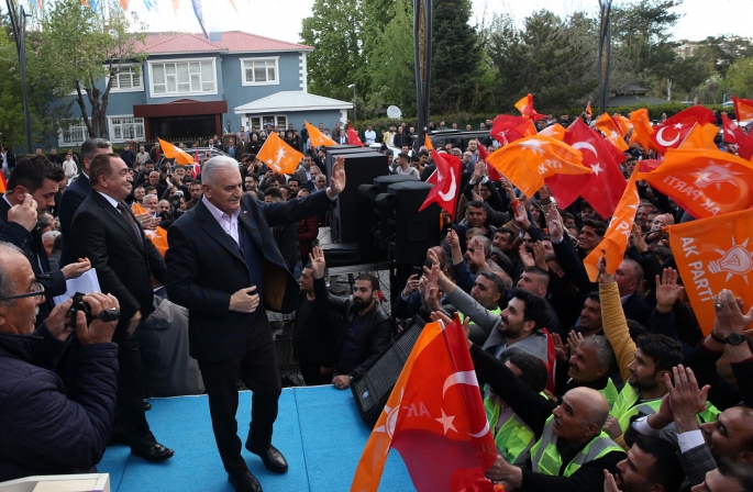 AK Parti Genel Başkanvekili Yıldırım, Muş'ta seçim bürosu açılışına katıldı: