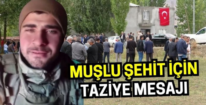 AK Parti Muş Milletvekili Şimşek’ten Şehit Abakay için taziye mesajı