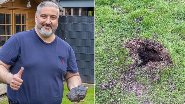 Almanya'da yaşayan Türk ailenin bahçesine piyango  düştü 