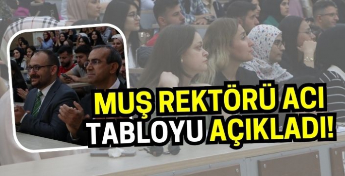 Alparslan Üniversitesi Rektörü acı tabloyu açıkladı: Kullanım oranı çok az!