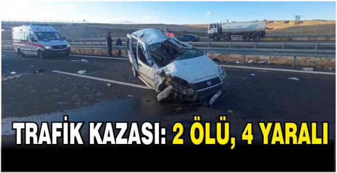 Ankara'da trafik kazası: 2 ölü, 4 yaralı