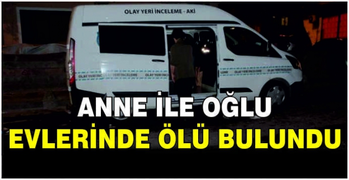 Anne ile oğlu evlerinde ölü bulundu