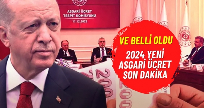 Asgari ücret belli oldu