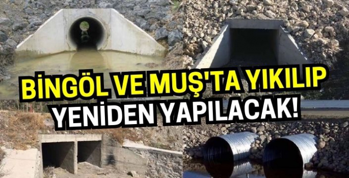 Bakanlık harekete geçti: Bingöl ve Muş'ta yıkılıp yeniden yapılacak!