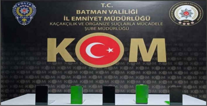 Batman'da kaçakçılık operasyonu: 9 gözaltı