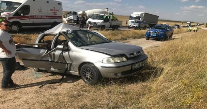 Beton mikseri kazası: 2 ölü, 1 yaralı