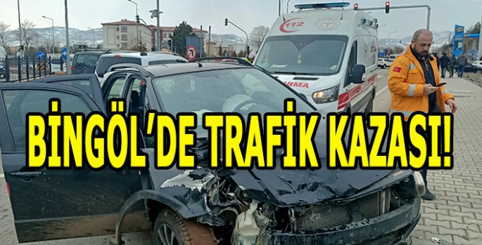 Bingöl'de trafik kazası: 2 Kişi yaralandı