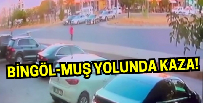 Bingöl-Muş yolunda kaza: Yaya çocuk feci şekilde uçtu!