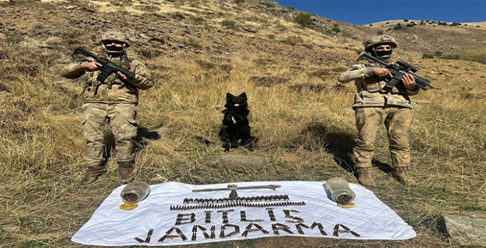 Bitlis kırsalında mühimmat ele geçirildi