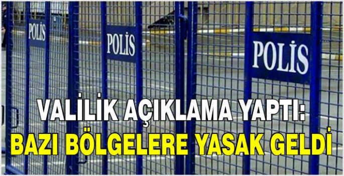 Bitlis'te gösteri yürüyüşleri 2 gün yasaklandı