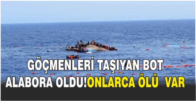 Bot alabora oladı! Onlarca ölü var