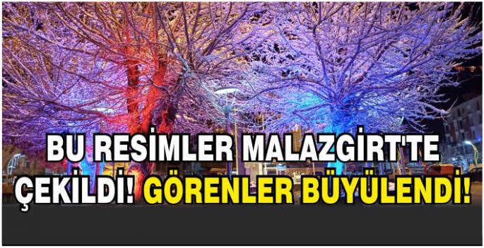 Bu resimler Malazgirt’te çekildi! Görenler büyülendi!