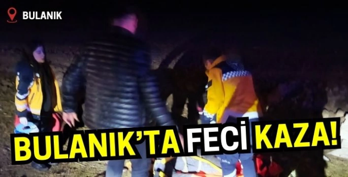 Bulanık'ta feci kaza: 6 kişi yaralandı! 