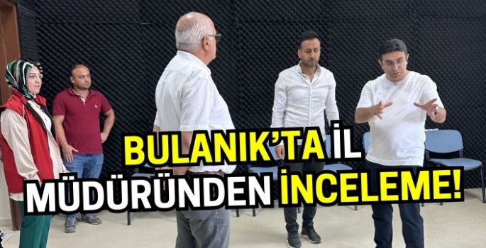 Bulanık’ta Gençlik Merkezi’ne denetim: Yerinde inceledi!