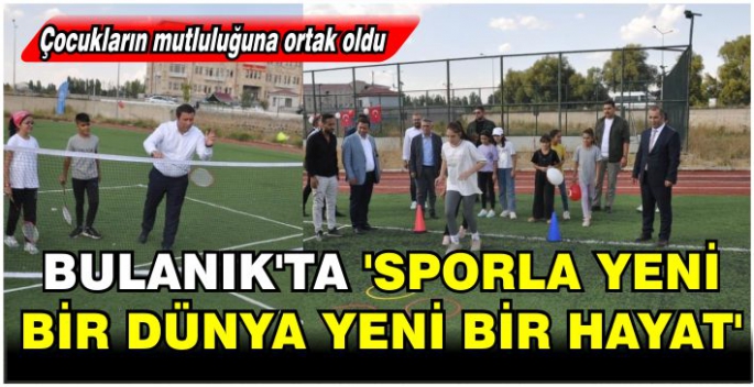 Bulanık’ta 'Sporla Yeni Bir Dünya Yeni Bir Hayat' spor şenliği renkli görüntülere sahne oldu