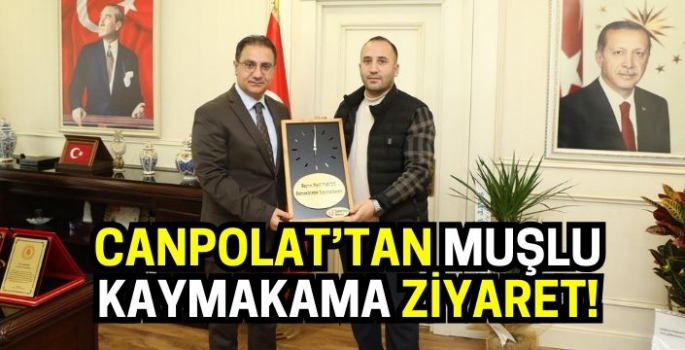 Canpolat’tan Sancaktepe Kaymakamı Naif Yavuz’a anlamlı ziyaret!