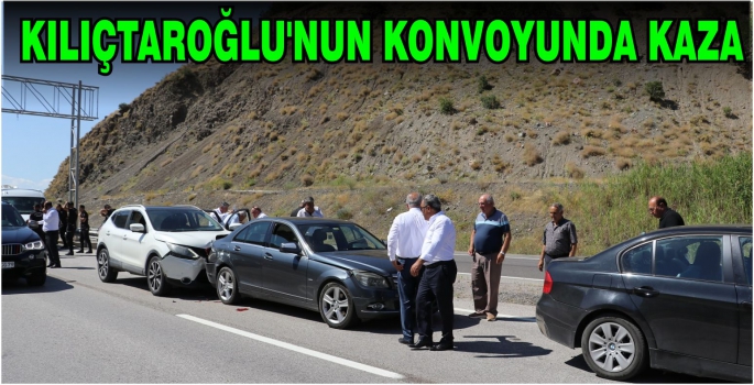 CHP Genel Başkanı Kılıçdaroğlu'nun Erzincan konvoyundaki kazada 2 kişi yaralandı