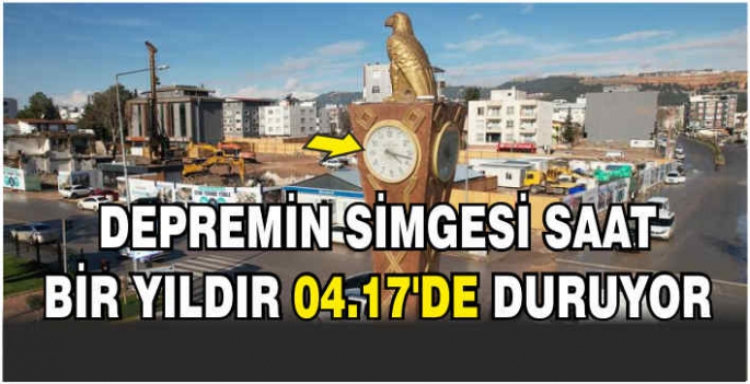 Depremin simgesi saat bir yıldır 04.17’de duruyor