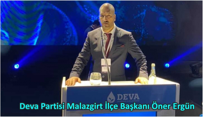 DEVA Partisi İlçe Başkanı Öner Ergün Kandil Mesajı