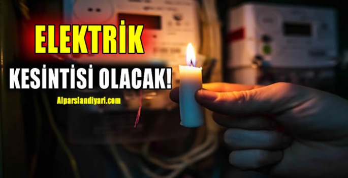 Dikkat! Muş’ta elektrik kesintisi yaşanacak!