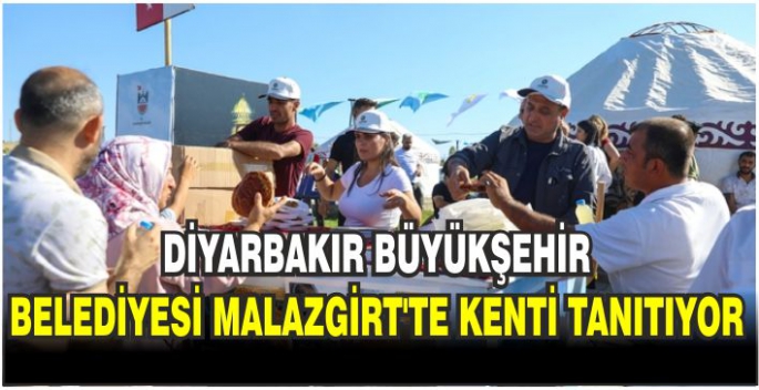 Diyarbakır Büyükşehir Belediyesi Malazgirt'te kenti tanıtıyor