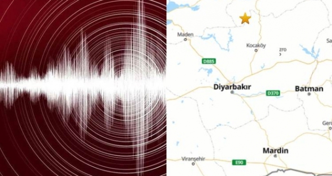 Diyarbakır'da deprem!