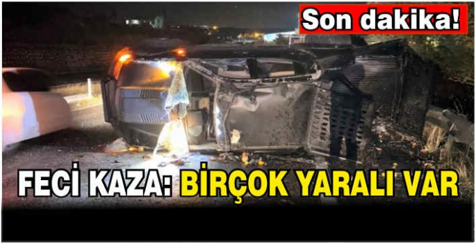 Diyarbakır'da feci kaza: Birçok yaralı var!