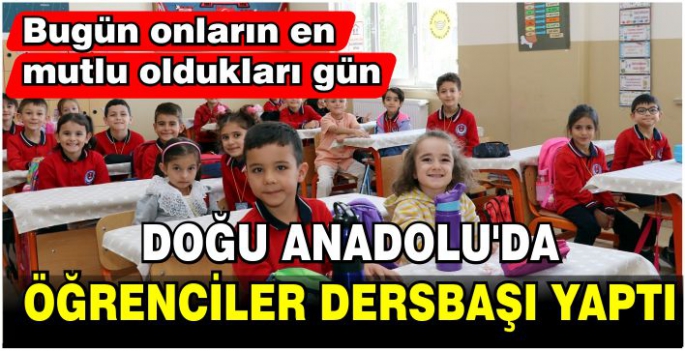 Doğu Anadolu'da öğrenciler dersbaşı yaptı