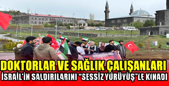 Doktorlar ve sağlık çalışanları İsrail'in saldırılarını 