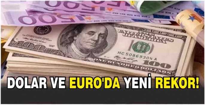 Dolar ve Euro'da yeni rekor!