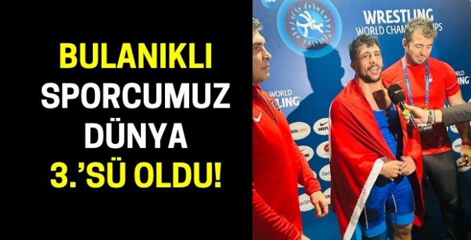 Dünya şampiyonasına Muş Bulanıklı sporcu damga vurdu: Dünya 3.’sü oldu!