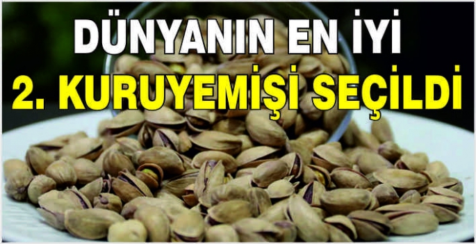 Dünyanın en iyi 2. kuruyemişi seçildi