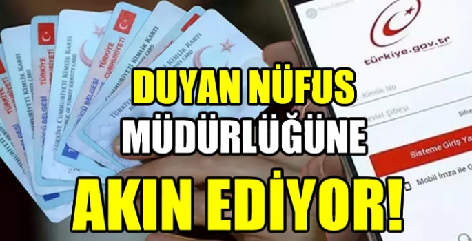 Duyan nüfus müdürlüğüne akın ediyor! Hem bedava hem de 5 dakikada bitiyor