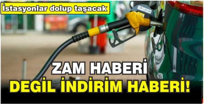 Duyanlar duymayanlara haber etsin! Akaryakıta çok büyük indirim geliyor, istasyonlar dolup taşacak