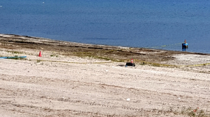 Eğirdir Gölü kenarında el bombaları bulundu