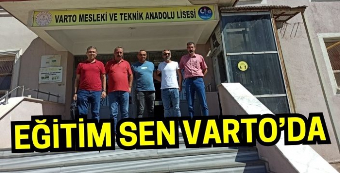 EĞİTİM SEN heyeti Varto’da!